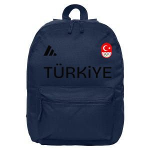 Turkiye Turkey Flag Turkish Shooting Team Sports 16 in Basic Backpack