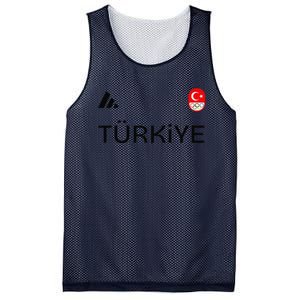 Turkiye Turkey Flag Turkish Shooting Team Sports Mesh Reversible Basketball Jersey Tank