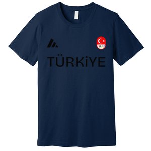 Turkiye Turkey Flag Turkish Shooting Team Sports Premium T-Shirt