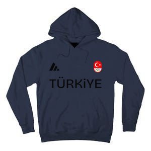 Turkiye Turkey Flag Turkish Shooting Team Sports Tall Hoodie