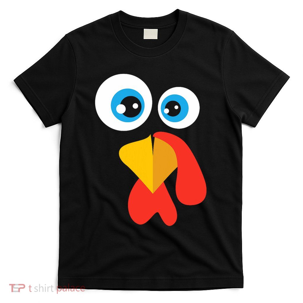 Thanksgiving Turkey Face Gift Idea T-Shirt