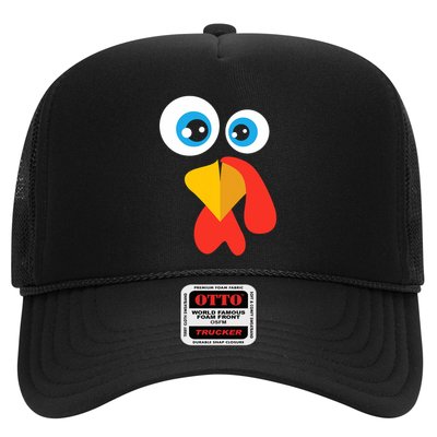 Thanksgiving Turkey Face Gift Idea Trucker Hat