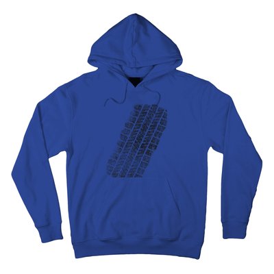 Tire Track Funny Halloween Hoodie