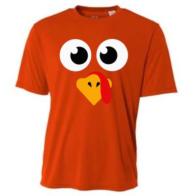 Thanksgiving Turkey Face Matching Family Cooling Performance Crew T-Shirt