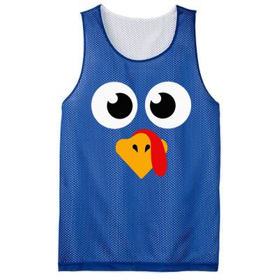 Thanksgiving Turkey Face Matching Family Mesh Reversible Basketball Jersey Tank