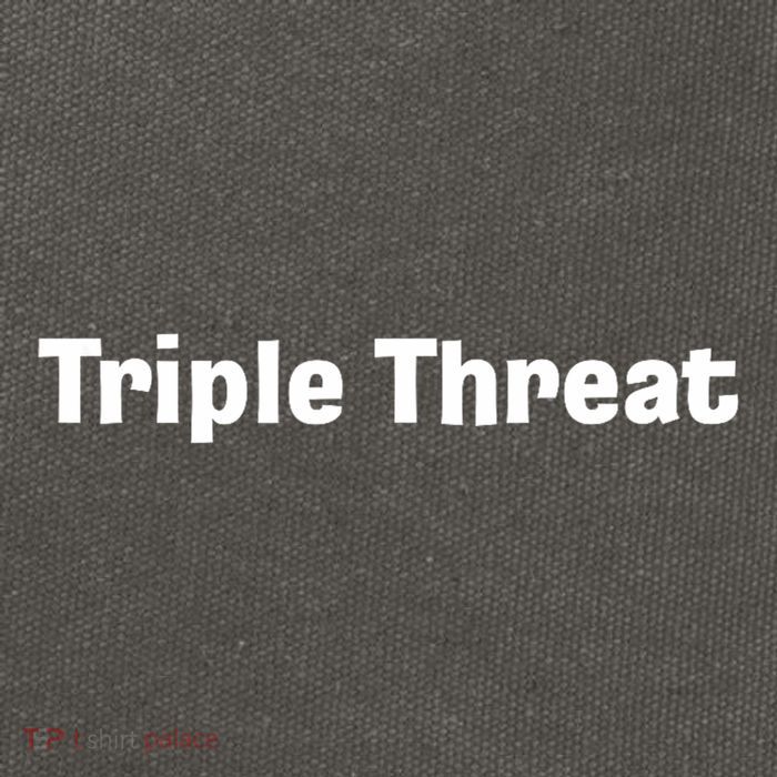 Triple Threat For Trio Of Guitar Playing Buds Or Triplets Cotton Canvas Backpack