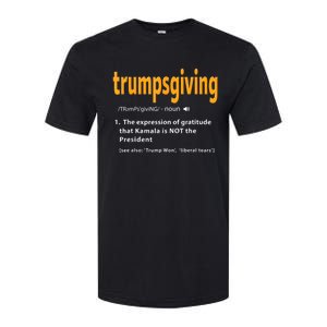 Trump Thanksgiving Funny Turkey Day Trump Won Softstyle CVC T-Shirt