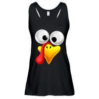 Thanksgiving Turkey Face Matching Family Costume Gift Ladies Essential Flowy Tank