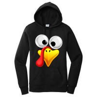 Thanksgiving Turkey Face Matching Family Costume Gift Women's Pullover Hoodie