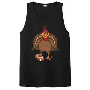 Thanksgiving Turkey Football Great Gift PosiCharge Competitor Tank