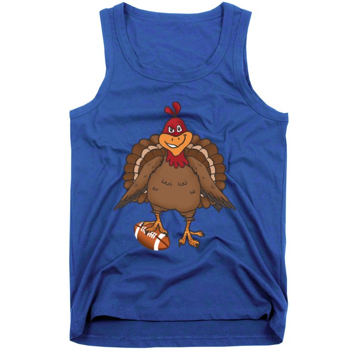 Thanksgiving Turkey Football Great Gift Tank Top