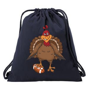 Thanksgiving Turkey Football Great Gift Drawstring Bag