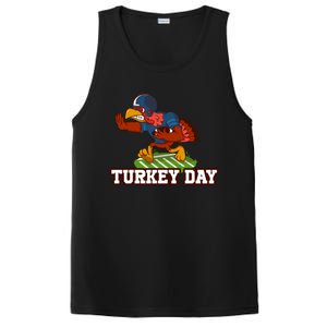 Thanksgiving Turkey Football Gift PosiCharge Competitor Tank