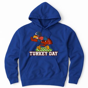 Thanksgiving Turkey Football Gift Hoodie