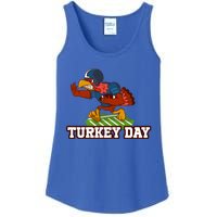 Thanksgiving Turkey Football Gift Ladies Essential Tank