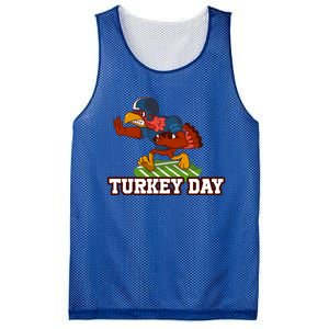 Thanksgiving Turkey Football Gift Mesh Reversible Basketball Jersey Tank