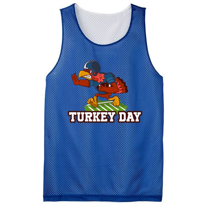 Thanksgiving Turkey Football Gift Mesh Reversible Basketball Jersey Tank