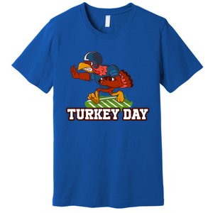 Thanksgiving Turkey Football Gift Premium T-Shirt