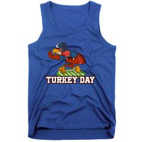 Thanksgiving Turkey Football Gift Tank Top