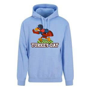 Thanksgiving Turkey Football Gift Unisex Surf Hoodie