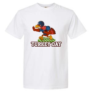 Thanksgiving Turkey Football Gift Garment-Dyed Heavyweight T-Shirt