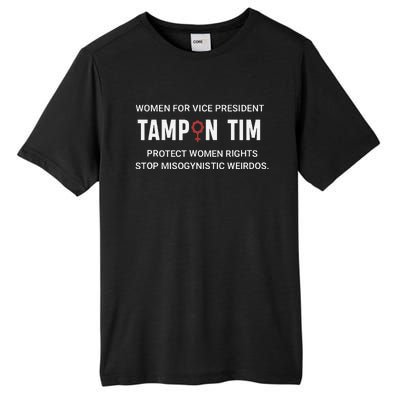 Tampon Tim Funny Meme Tim Walz Vp Vice President 2024 Tall Fusion ChromaSoft Performance T-Shirt