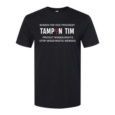 Tampon Tim Funny Meme Tim Walz Vp Vice President 2024 Softstyle CVC T-Shirt