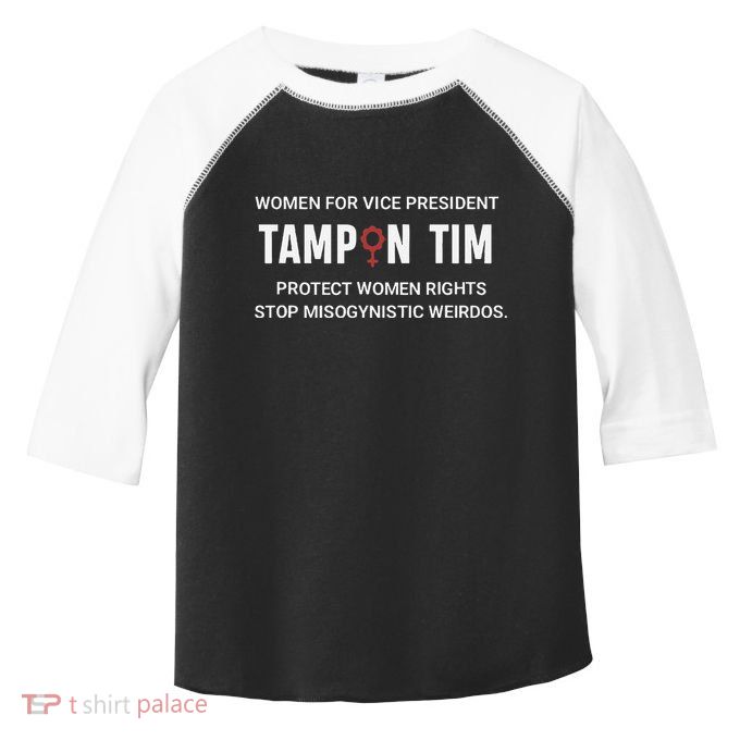 Tampon Tim Funny Meme Tim Walz Vp Vice President 2024 Toddler Fine Jersey T-Shirt