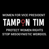 Tampon Tim Funny Meme Tim Walz Vp Vice President 2024 Zip Tote Bag