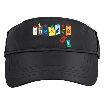 Theater Theatre Fan Musical Play Broadway Drama Adult Drive Performance Visor