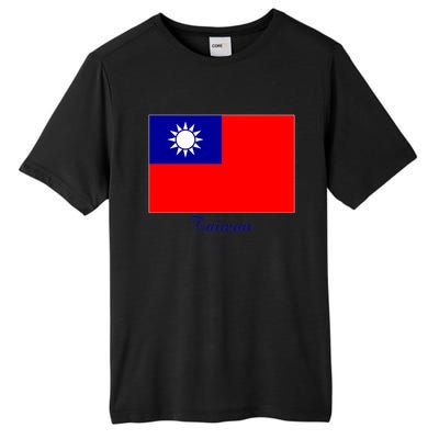 Taiwan Taiwanese Flag Souvenir Gift Tall Fusion ChromaSoft Performance T-Shirt