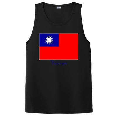 Taiwan Taiwanese Flag Souvenir Gift PosiCharge Competitor Tank