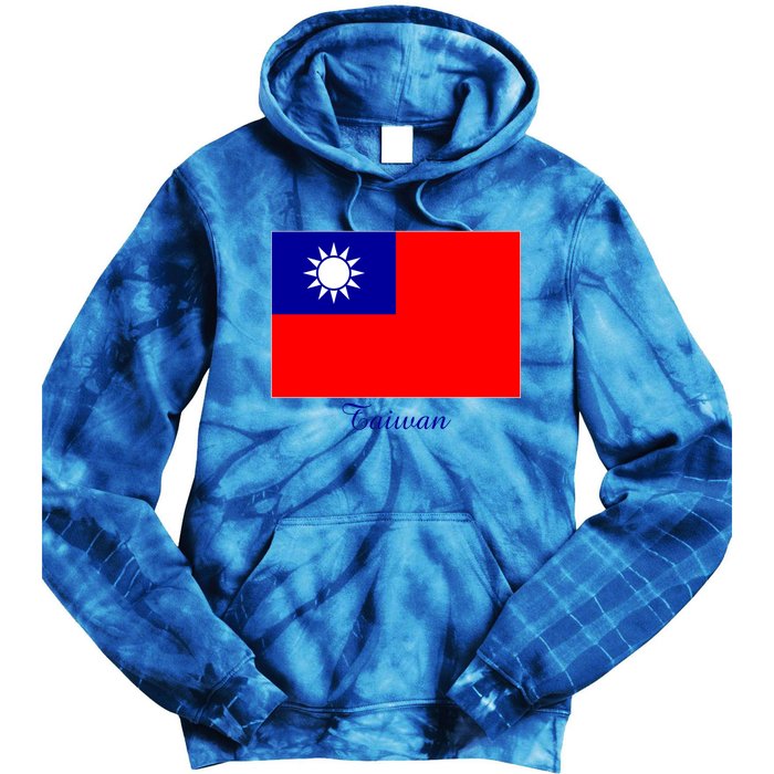 Taiwan Taiwanese Flag Souvenir Gift Tie Dye Hoodie