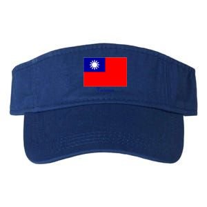 Taiwan Taiwanese Flag Souvenir Gift Valucap Bio-Washed Visor