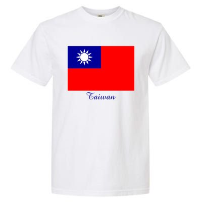 Taiwan Taiwanese Flag Souvenir Gift Garment-Dyed Heavyweight T-Shirt