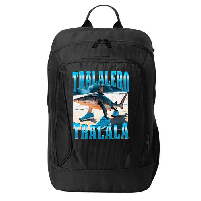 Tralalero Tralala Funny Italian Brainrot Shark Meme Bootleg City Backpack