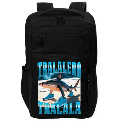Tralalero Tralala Funny Italian Brainrot Shark Meme Bootleg Impact Tech Backpack