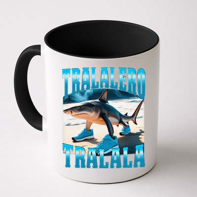 Tralalero Tralala Funny Italian Brainrot Shark Meme Bootleg Mug
