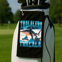 Tralalero Tralala Funny Italian Brainrot Shark Meme Bootleg Golf Towel