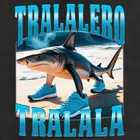 Tralalero Tralala Funny Italian Brainrot Shark Meme Bootleg Golf Towel