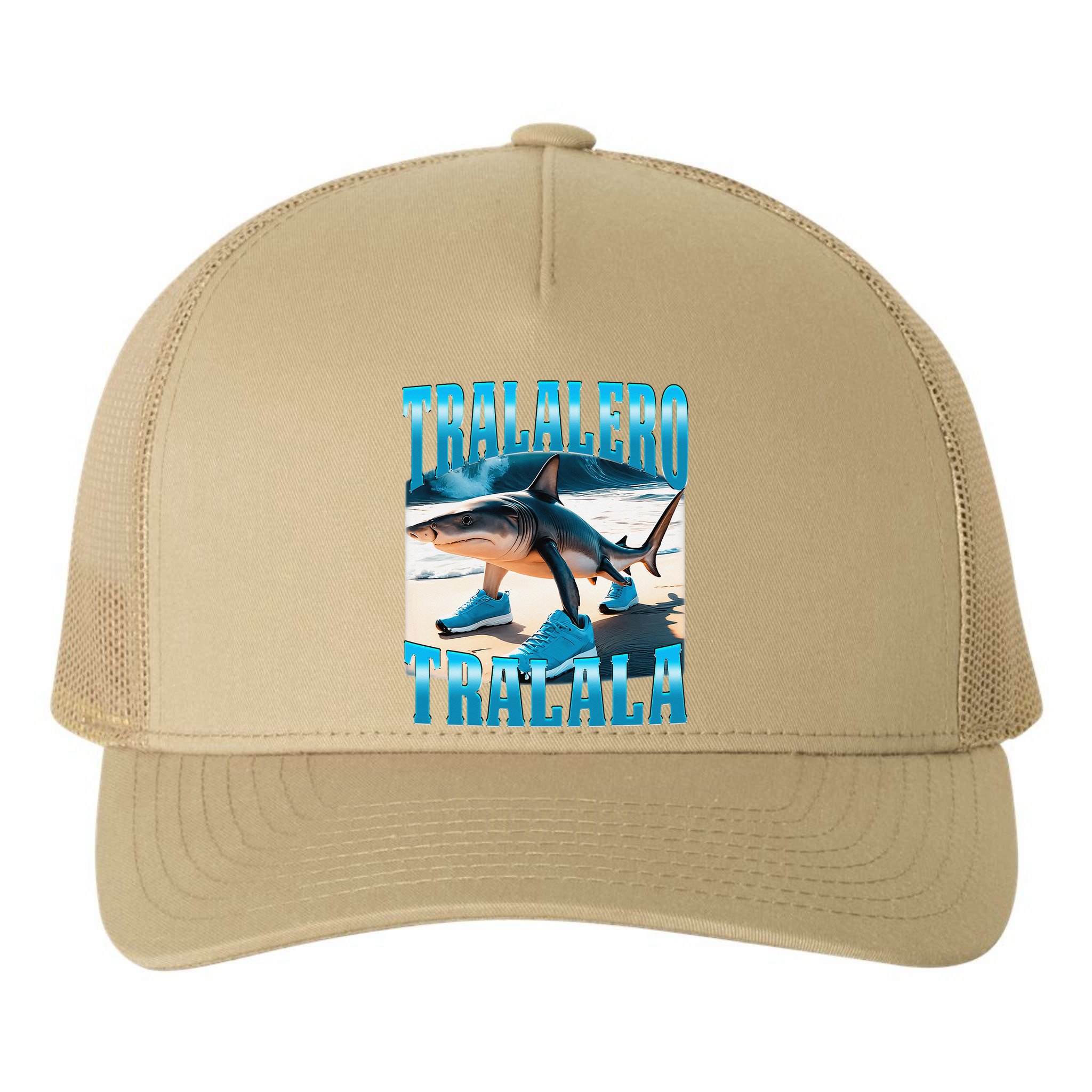 Tralalero Tralala Funny Italian Brainrot Shark Meme Bootleg Yupoong Adult 5-Panel Trucker Hat
