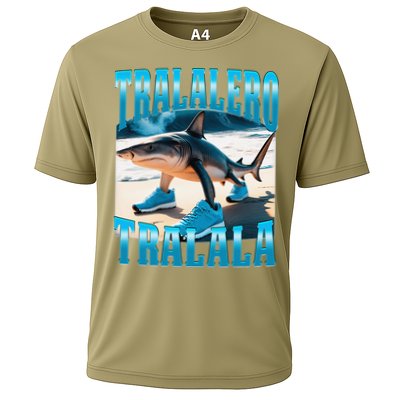Tralalero Tralala Funny Italian Brainrot Shark Meme Bootleg Performance Shirt