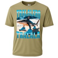 Tralalero Tralala Funny Italian Brainrot Shark Meme Bootleg Cooling Performance Crew T-Shirt