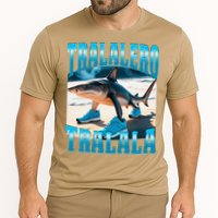 Tralalero Tralala Funny Italian Brainrot Shark Meme Bootleg Cooling Performance Crew T-Shirt