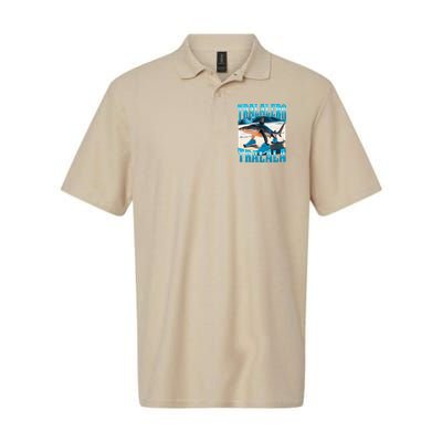 Tralalero Tralala Funny Italian Brainrot Shark Meme Bootleg Polo