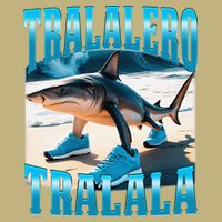 Tralalero Tralala Funny Italian Brainrot Shark Meme Bootleg Magnet