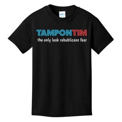 Tampon Tim Funny Meme Tim Walz Vp Vice President 2024 Kids T-Shirt