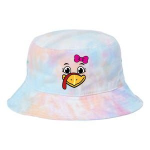 Thanksgiving Turkey Face Funny Bow Tie Dye Newport Bucket Hat