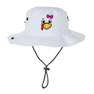 Thanksgiving Turkey Face Funny Bow Legacy Cool Fit Booney Bucket Hat