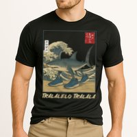 Tralalero Tralala Funny Shark Meme Italian Brainrot Japanese Cooling Performance Crew T-Shirt
